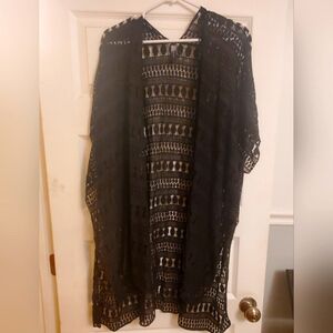 Lane Bryant black cover up size 22